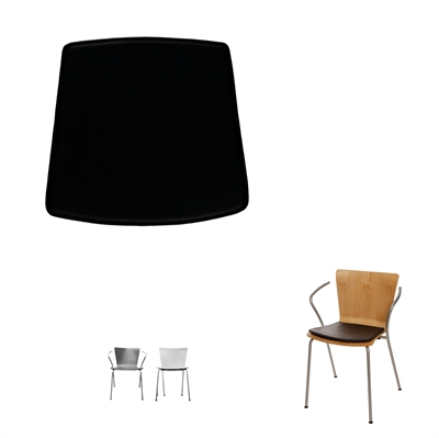 Cushions for Duo chair, by Vico Magistretti